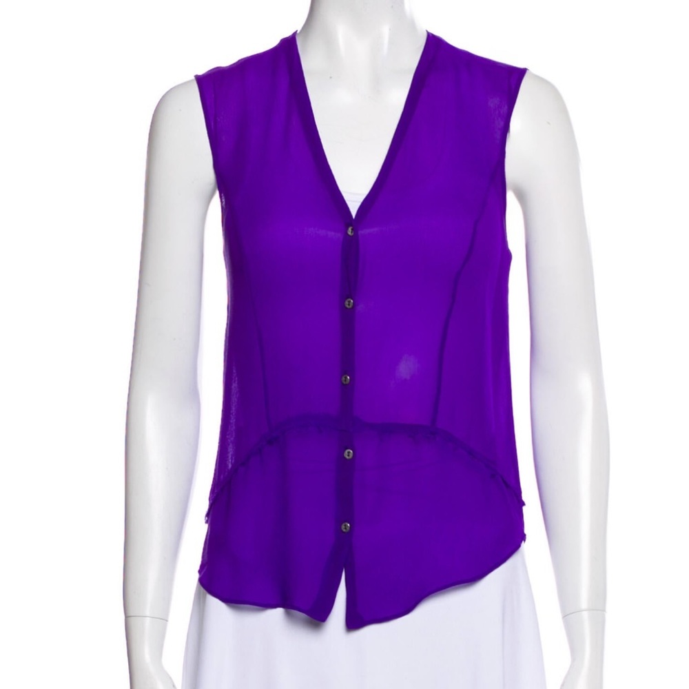 HELMUT purple top